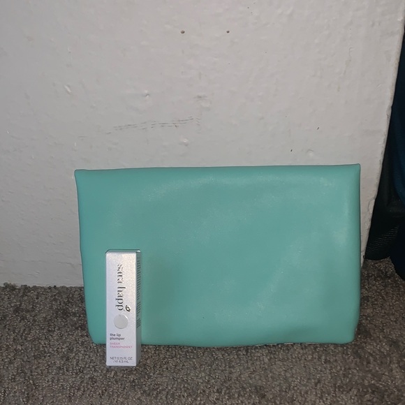 Rachel Pally Aqua and Peach Clutch - Picture 10 of 13